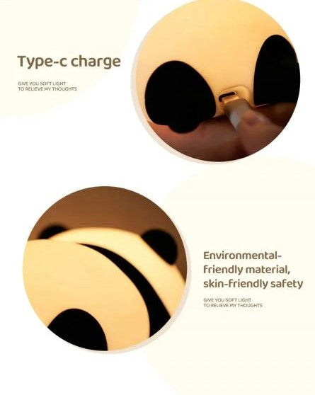 πΌπ° Silicone Animal Night Lamp β Panda & Rabbit Edition