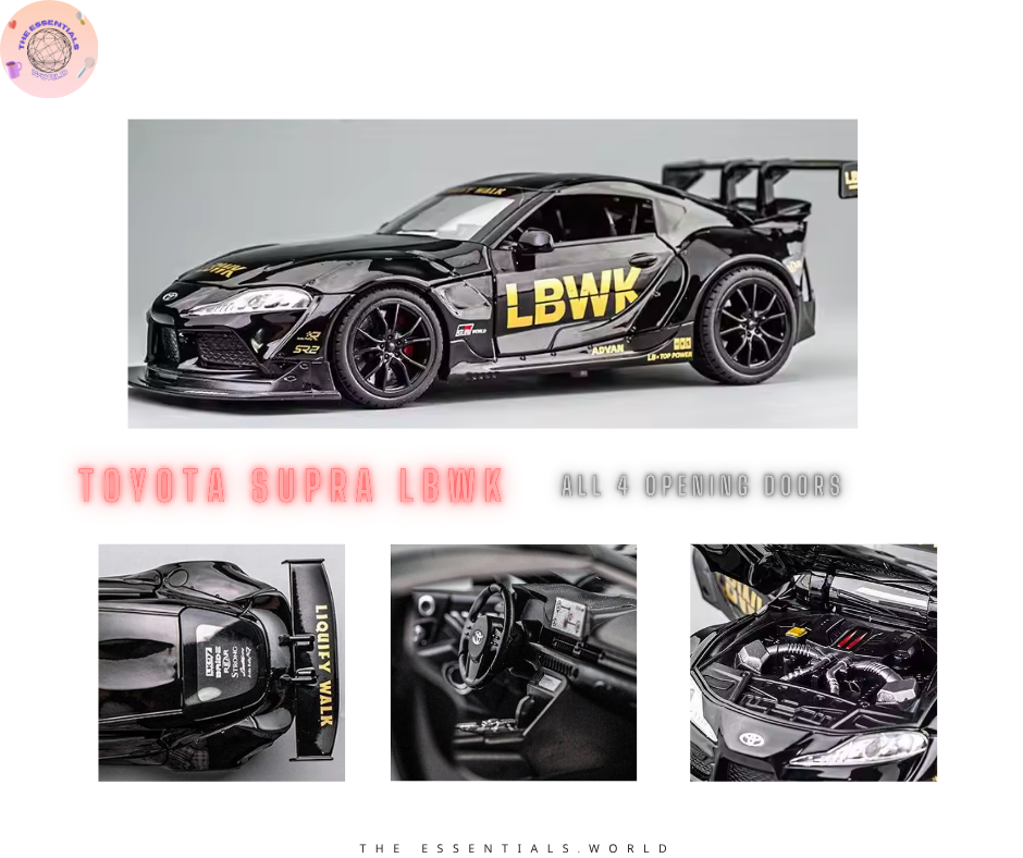 Toyota GR Supra LBWK Edition Mk5 β 1:24 Scale Diecast Model Car
