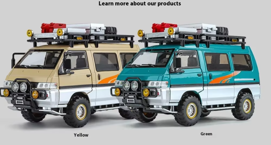 π Adventure Camper Van Alloy Model β 1:24 Scale Diecast