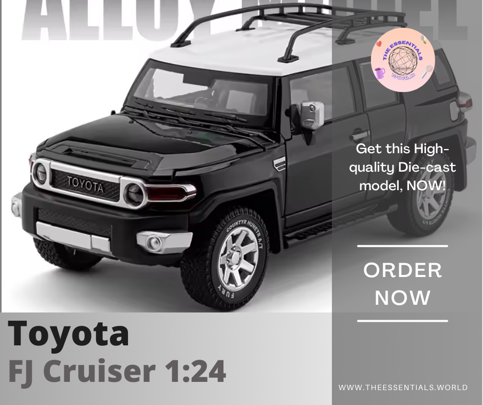 π 1:24 Diecast Toyota FJ Cruiser SUV Model β A Must-Have for Collectors! π
