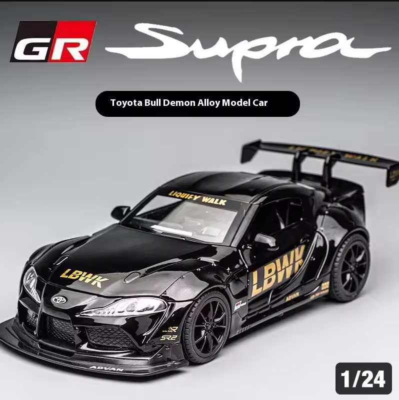 Toyota GR Supra LBWK Edition Mk5 β 1:24 Scale Diecast Model Car