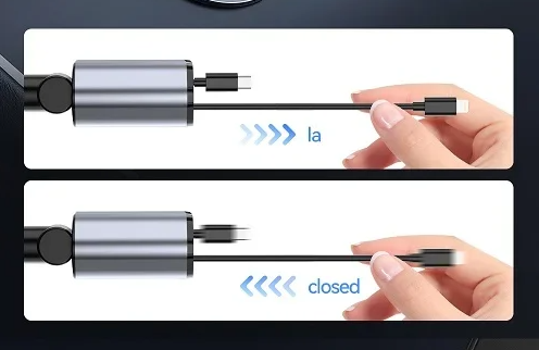 π 4-in-1 Retractable Car Charger β Fast, Compact & Versatile