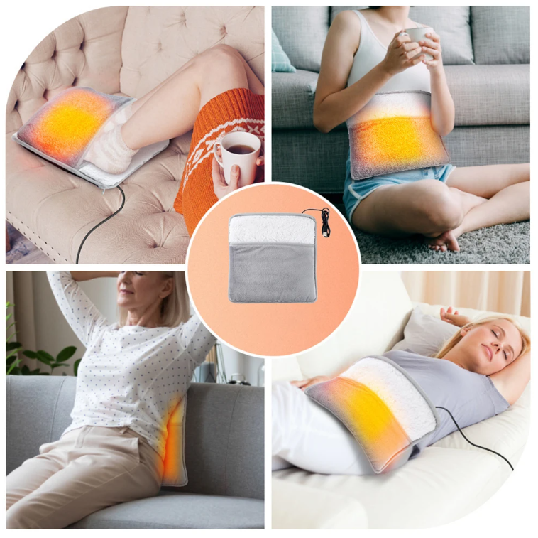 🔥 USB Heated Foot Warmer Pad – Full Body Comfort + FREE Moisturizing Socks!