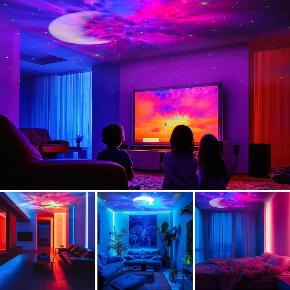 π Upgraded Multifunctional Astronaut Galaxy Projector Lamp