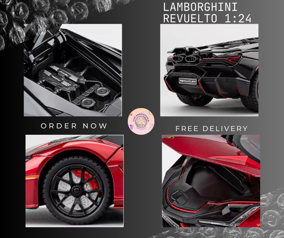 ποΈ 1:24 Diecast Lamborghini Revuelto Model Car β A Masterpiece of Speed & Luxury! ποΈ