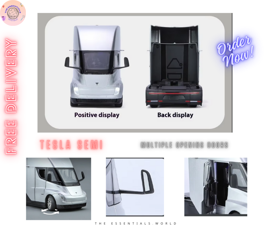 π 1:24 Diecast Tesla Semi Truck Head Model π