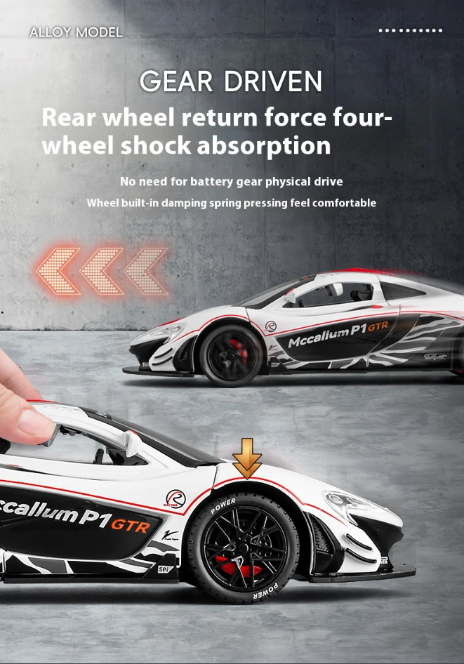 π McCallum P1 GTR Alloy Model Car β 1:24 Scale Diecast