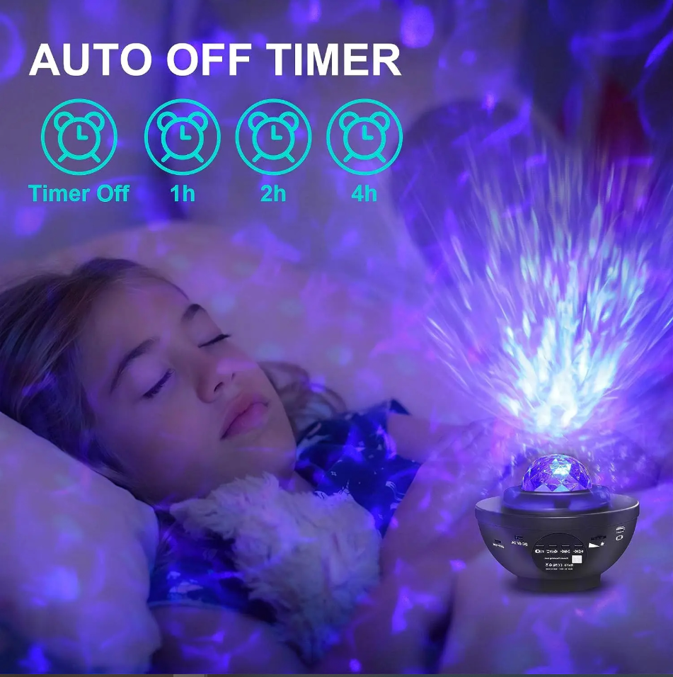 Galaxy Projector Lamp with Bluetooth Speaker & Remote Control