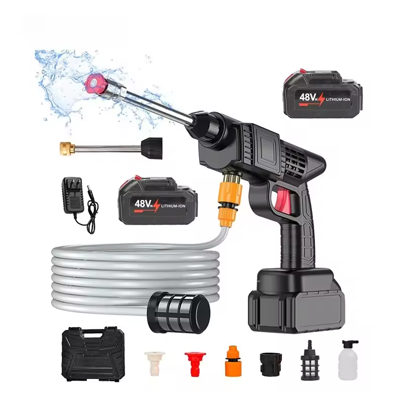 48V Cordless High-Pressure Washer – Portable Power Cleaning Anywhere!
