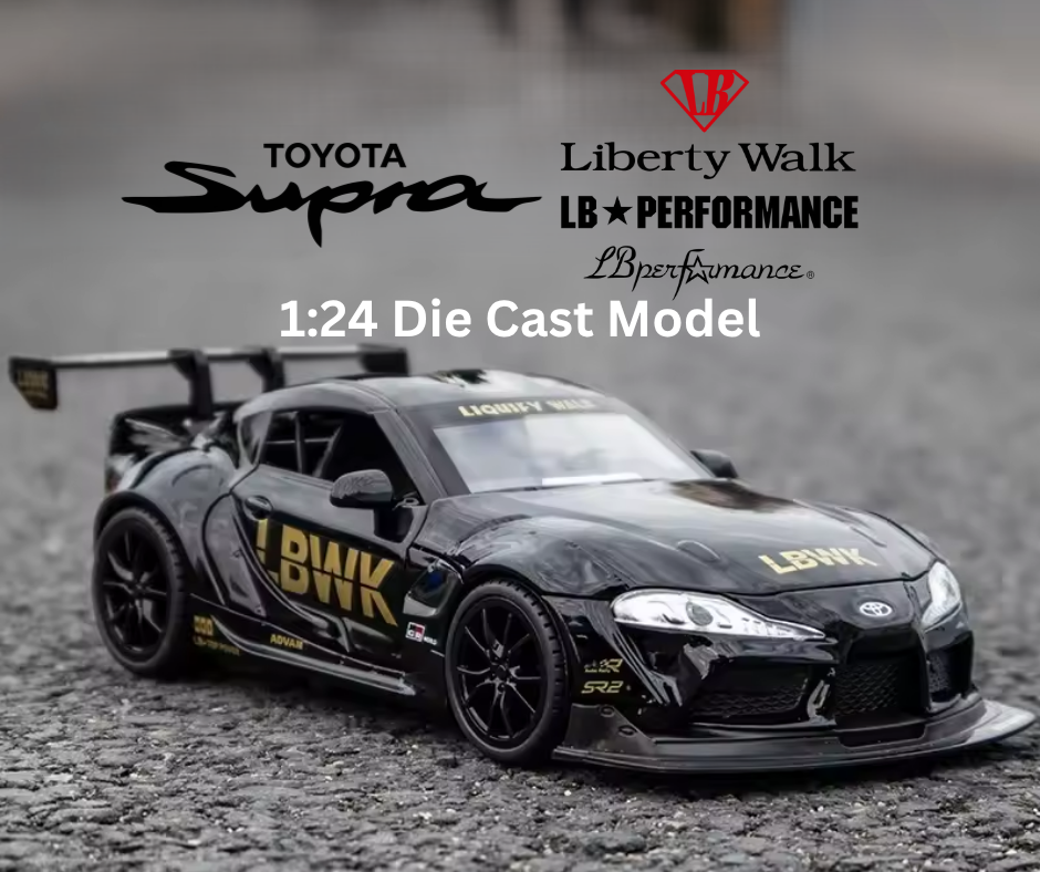 Toyota GR Supra LBWK Edition Mk5 β 1:24 Scale Diecast Model Car