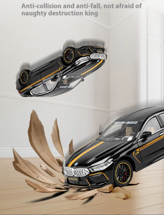 π 1:24 BMW M8 Manhart Edition Die-Cast Model Car β Full Function, Lights & Sound