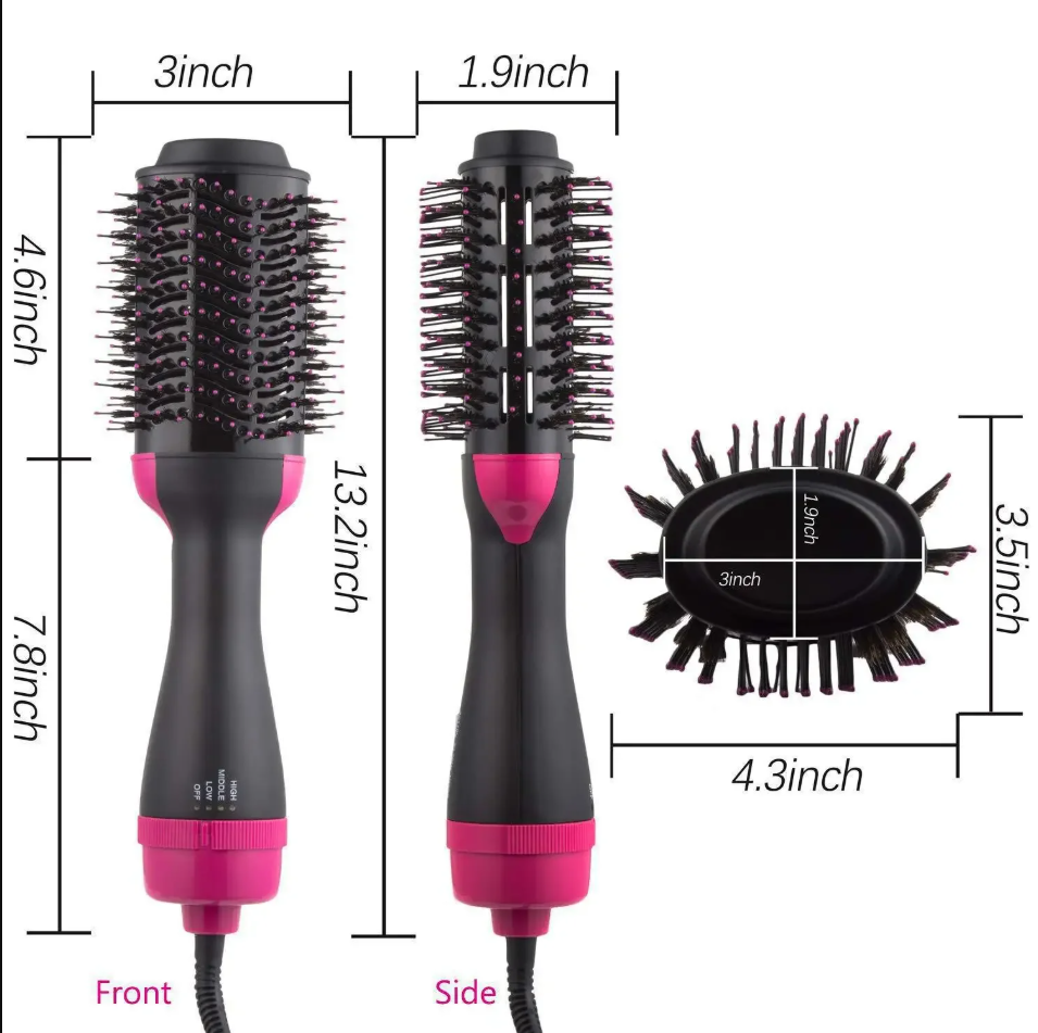 3-in-1 Hair Dryer Brush – Volumize, Dry & Style with Ease