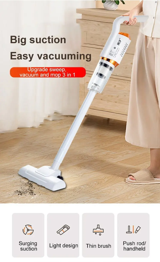 Cordless Handheld Vacuum Cleaner – Compact, Powerful & Easy Storage