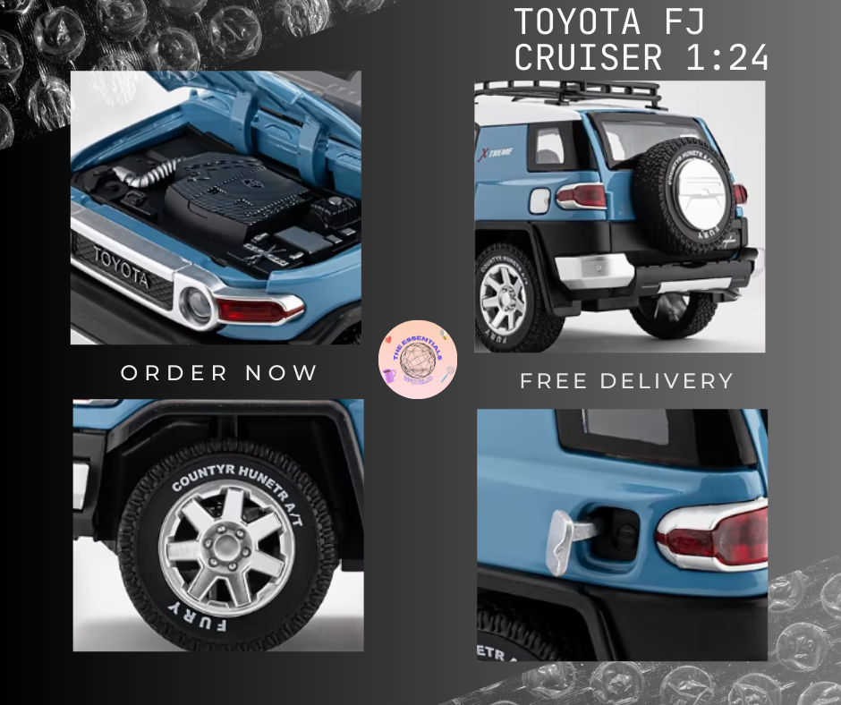 π 1:24 Diecast Toyota FJ Cruiser SUV Model β A Must-Have for Collectors! π