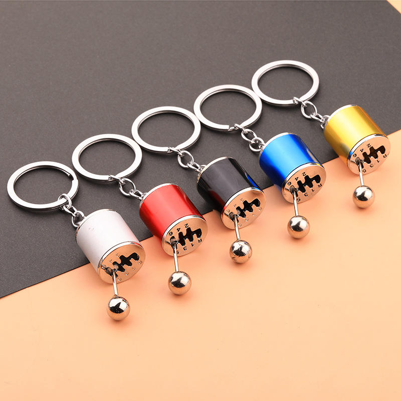 Manual Gear Shift Lever Keychain – 6-Speed Stick Shift Design