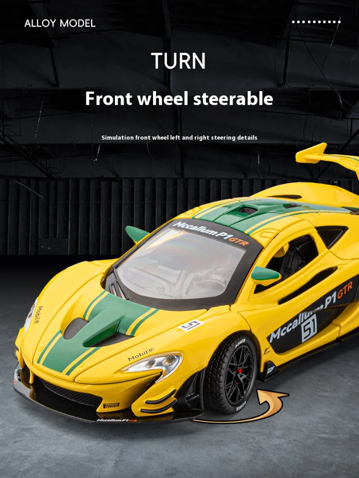 π McCallum P1 GTR Alloy Model Car β 1:24 Scale Diecast