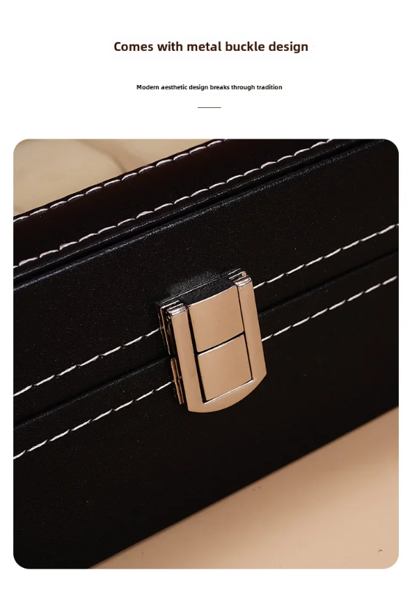 Premium Double Row Watch Organizer – 10 & 12 Slot Models