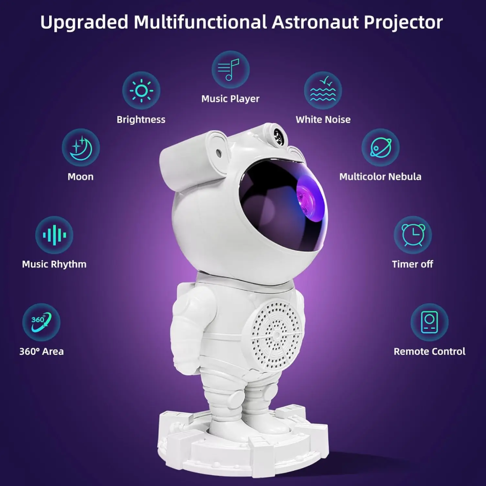 π Upgraded Multifunctional Astronaut Galaxy Projector Lamp