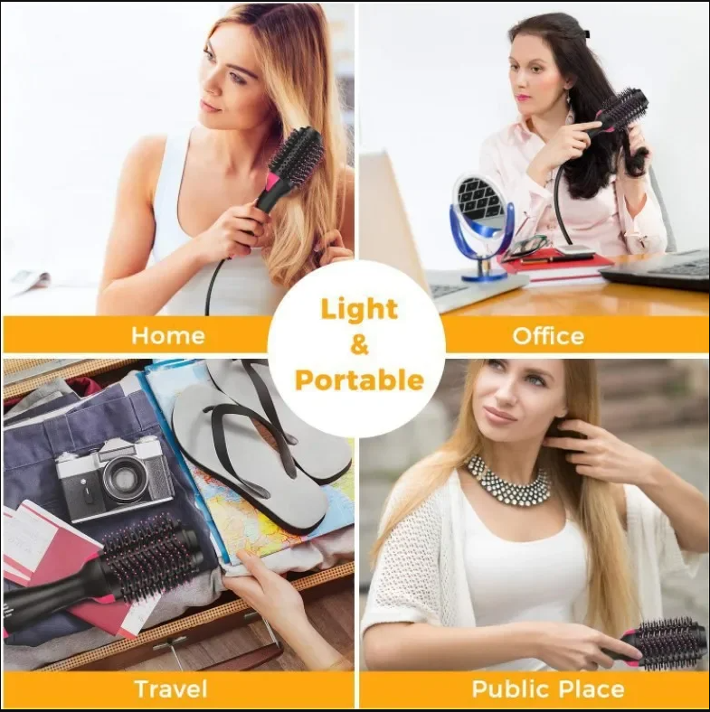3-in-1 Hair Dryer Brush – Volumize, Dry & Style with Ease