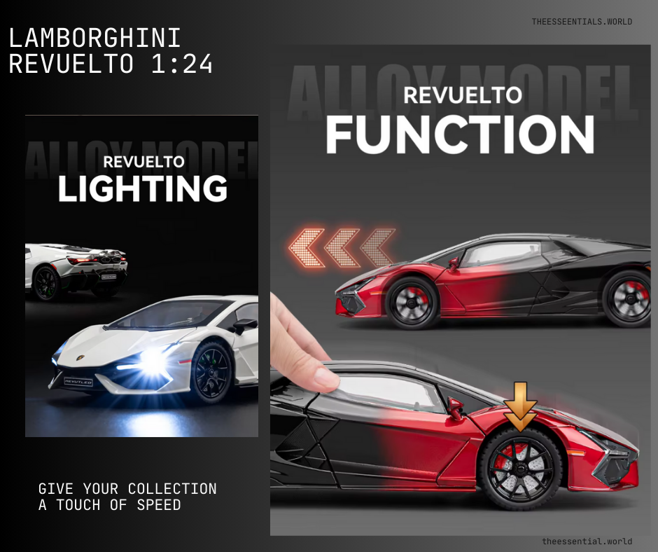 ποΈ 1:24 Diecast Lamborghini Revuelto Model Car β A Masterpiece of Speed & Luxury! ποΈ