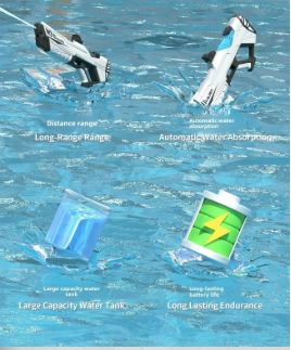 Electric Water Gun β High-Powered Soaking Fun for All Ages!