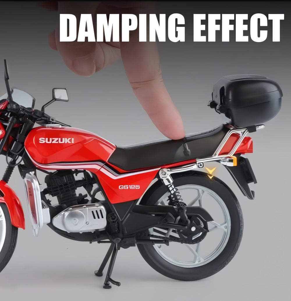 Suzuki GS125 Alloy Diecast Motorcycle Model β 1:12 Scale