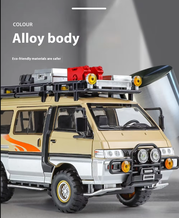 π Adventure Camper Van Alloy Model β 1:24 Scale Diecast