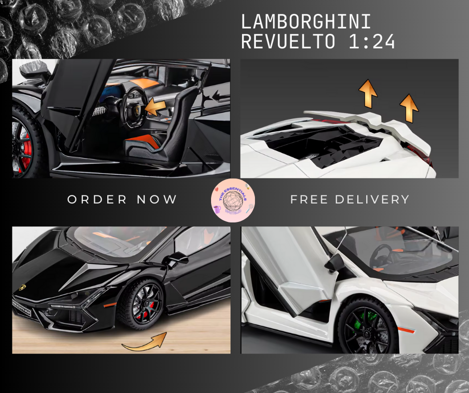 ποΈ 1:24 Diecast Lamborghini Revuelto Model Car β A Masterpiece of Speed & Luxury! ποΈ