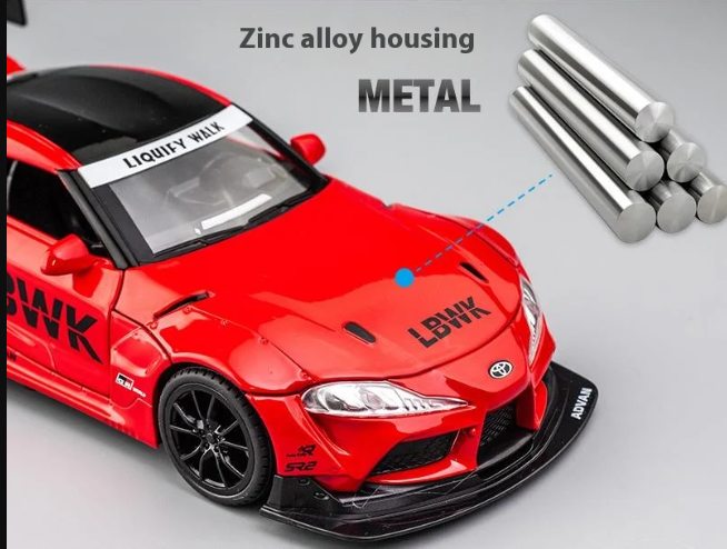 Toyota GR Supra LBWK Edition Mk5 β 1:24 Scale Diecast Model Car