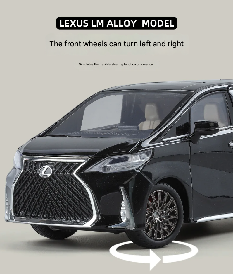 Lexus LM300 & Toyota Alphard Diecast Model (1:24 Scale)