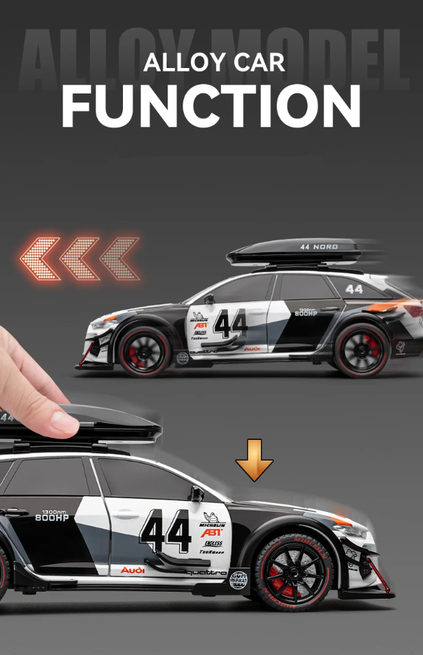 π Audi RS6 Avant Alloy Car Model β 1:24 Scale Diecast