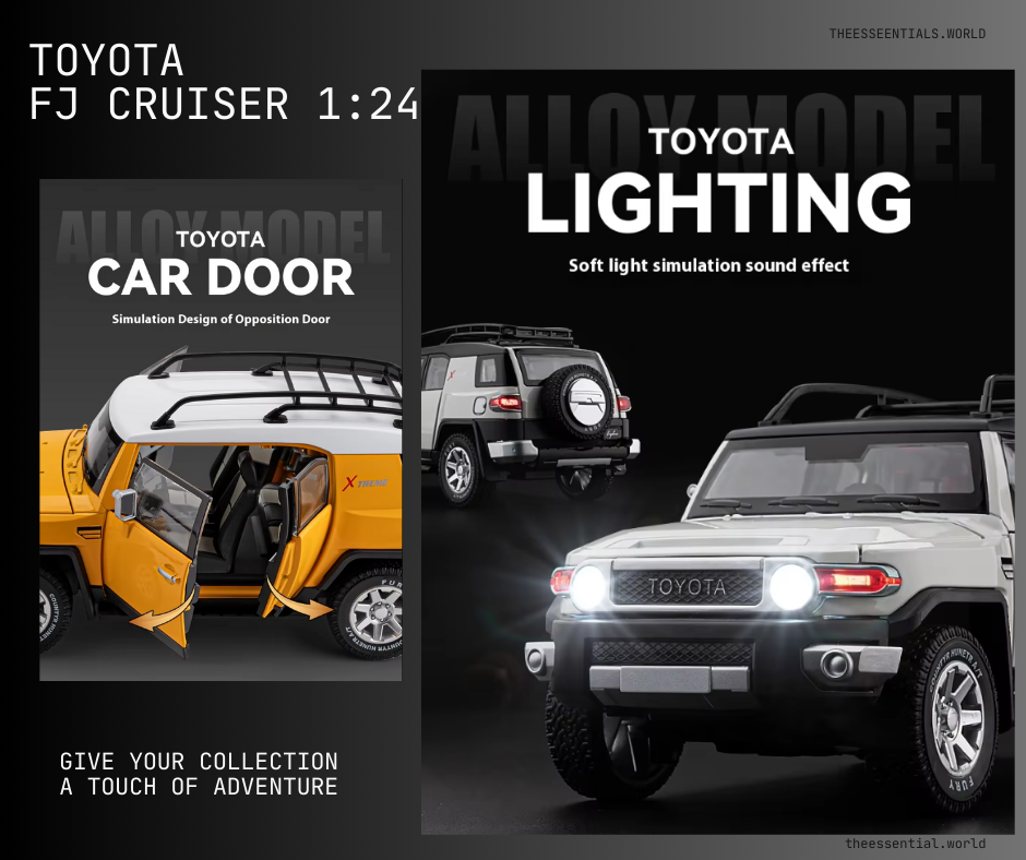 π 1:24 Diecast Toyota FJ Cruiser SUV Model β A Must-Have for Collectors! π