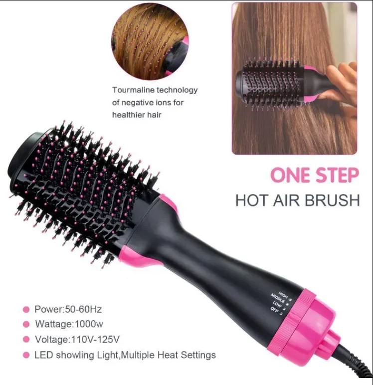 3-in-1 Hair Dryer Brush – Volumize, Dry & Style with Ease