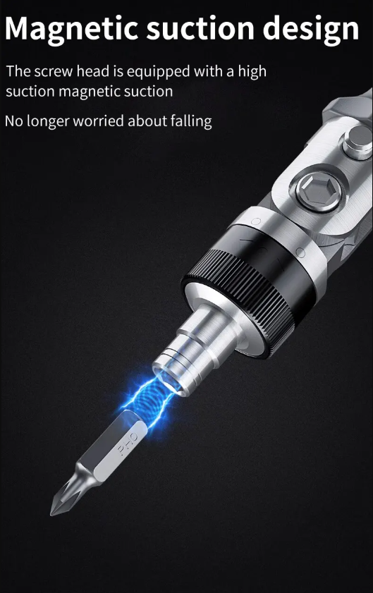 π§ Multi-Angle Ratchet Screwdriver Set β 10-in-1 Hidden Storage Tool