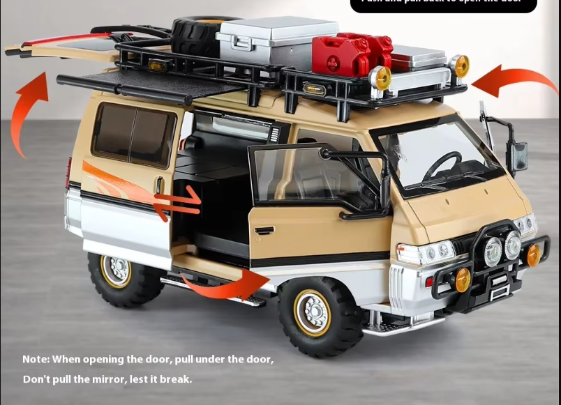 π Adventure Camper Van Alloy Model β 1:24 Scale Diecast