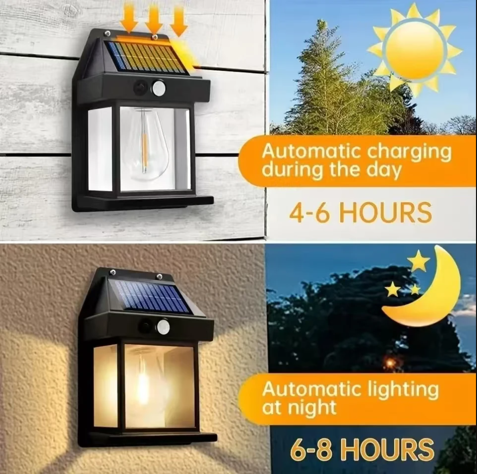 π Solar Motion Sensor Wall Light π