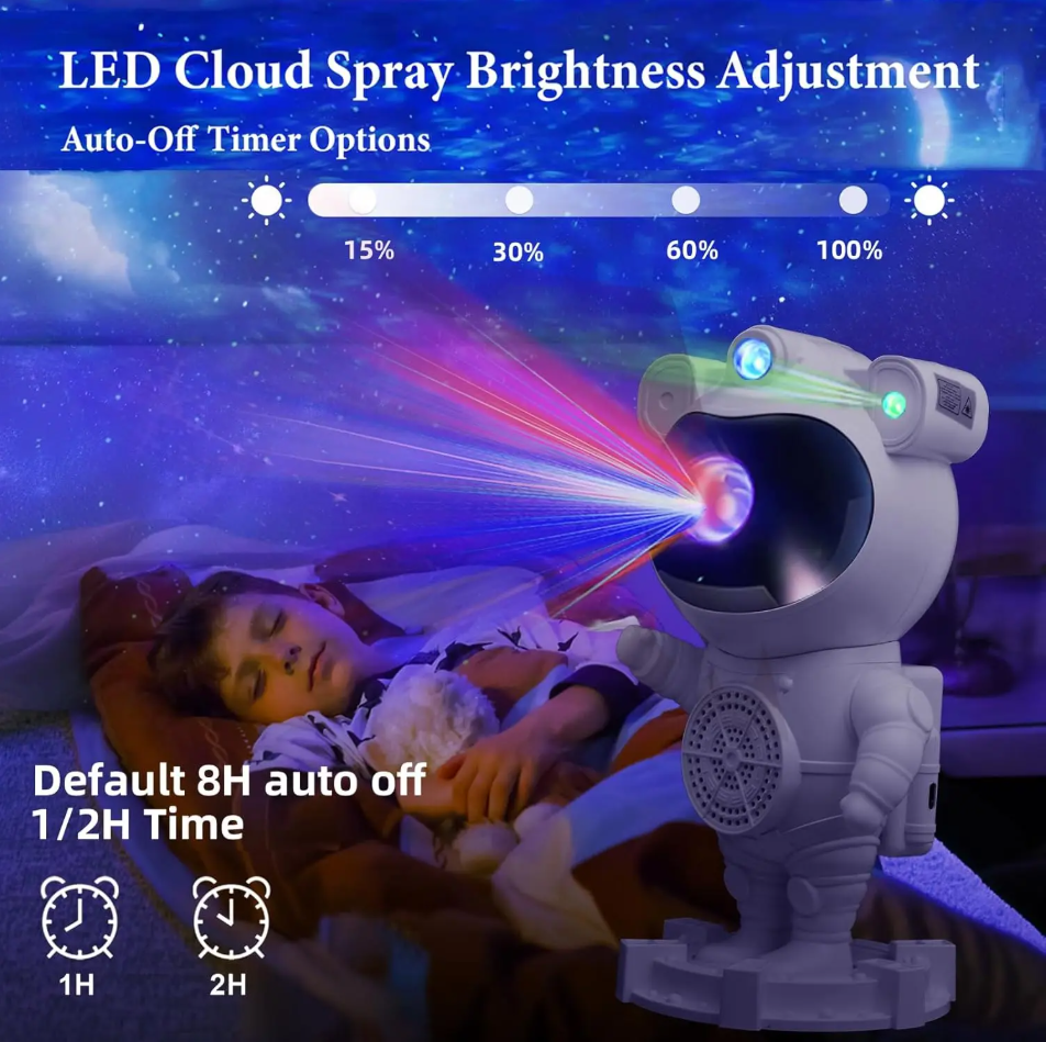 π Upgraded Multifunctional Astronaut Galaxy Projector Lamp