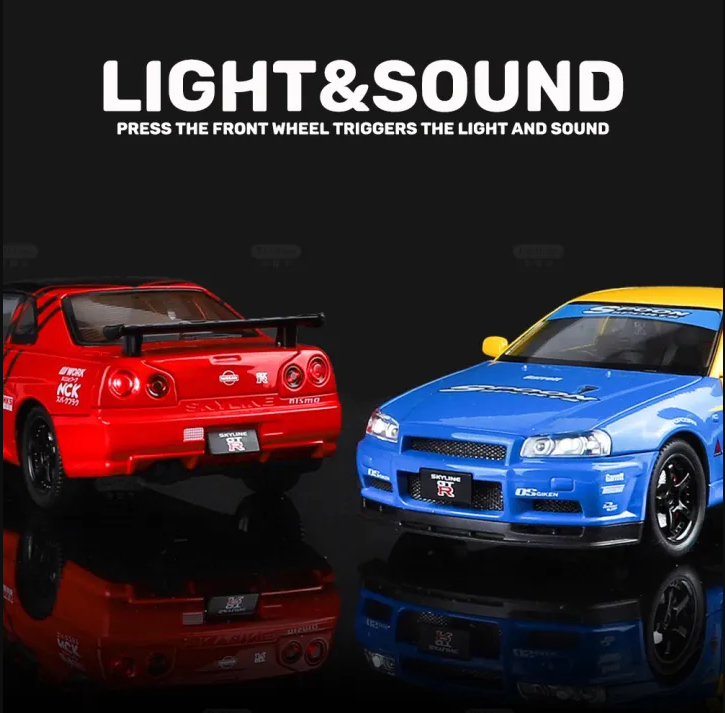π Diecast Nissan Skyline GTR ππ¨
