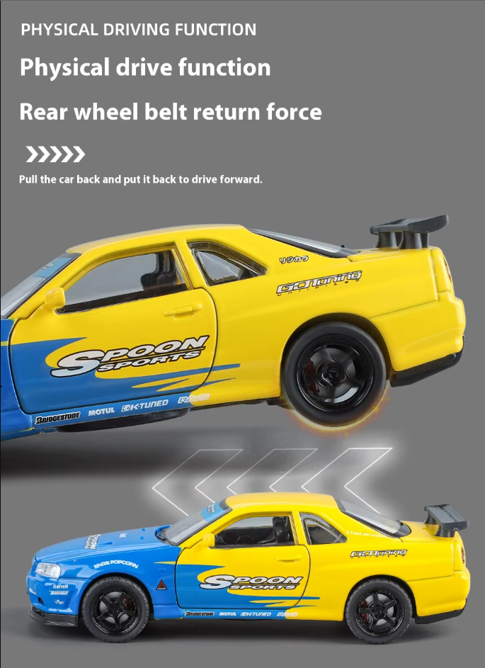 π Diecast Nissan Skyline GTR ππ¨