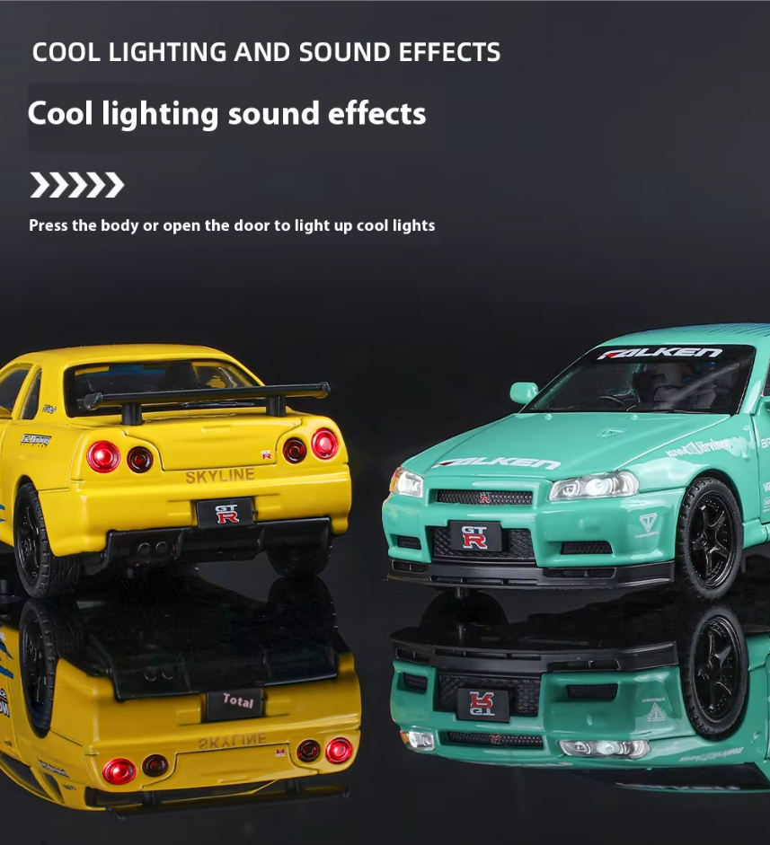 π Diecast Nissan Skyline GTR ππ¨