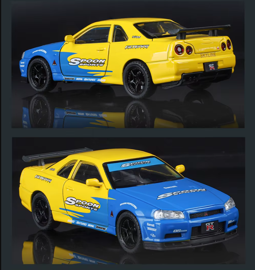 π Diecast Nissan Skyline GTR ππ¨