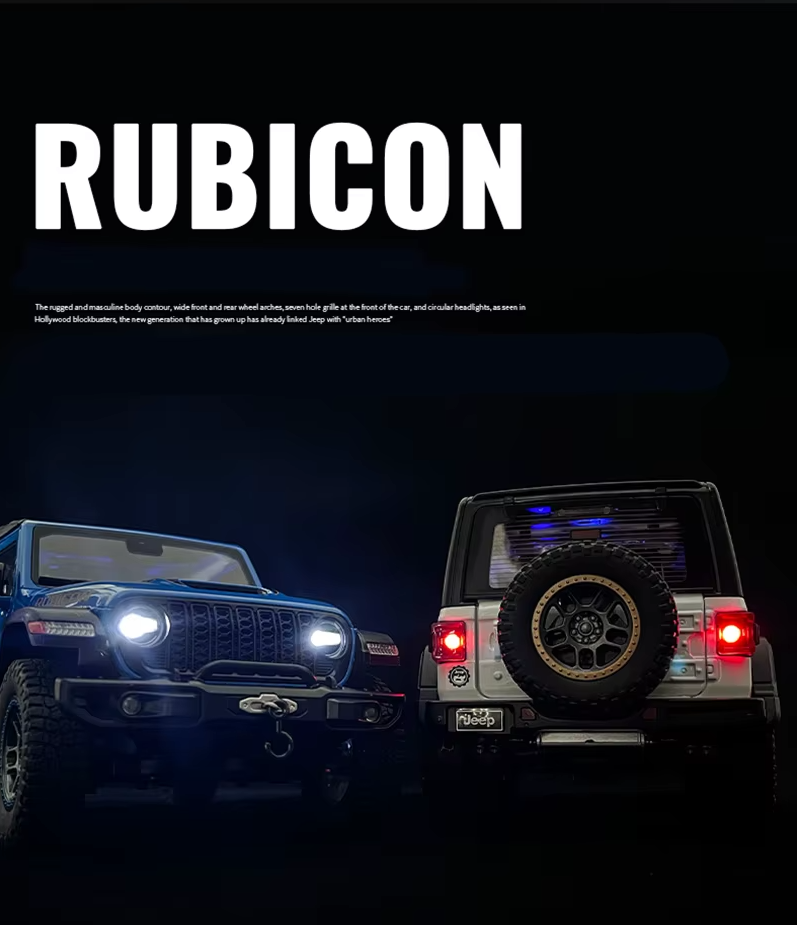 🚙 1:18 Diecast Rubicon Wrangler Jeep Model 🌟
