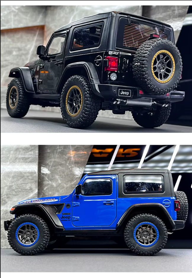🚙 1:18 Diecast Rubicon Wrangler Jeep Model 🌟