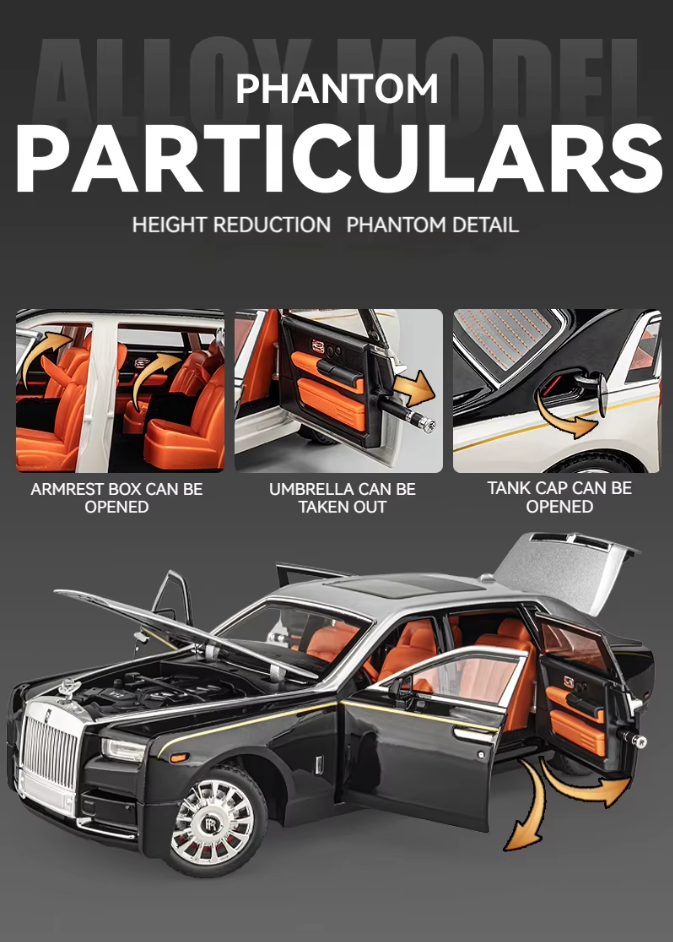 π Introducing the Exquisite 1:18 Rolls-Royce Phantom Model! π