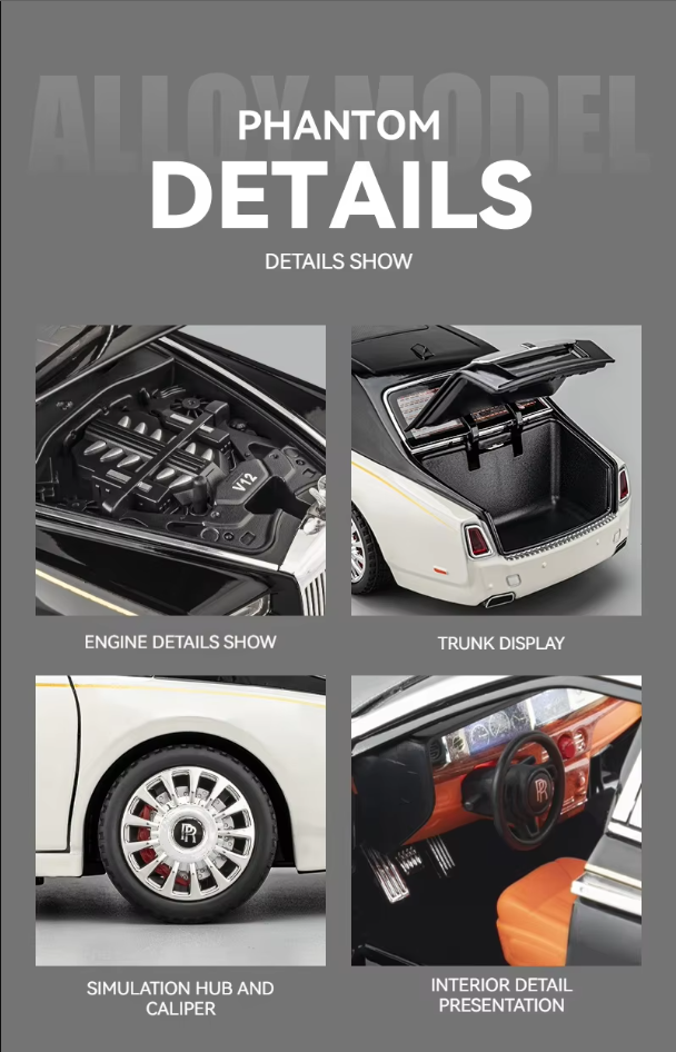 π Introducing the Exquisite 1:18 Rolls-Royce Phantom Model! π