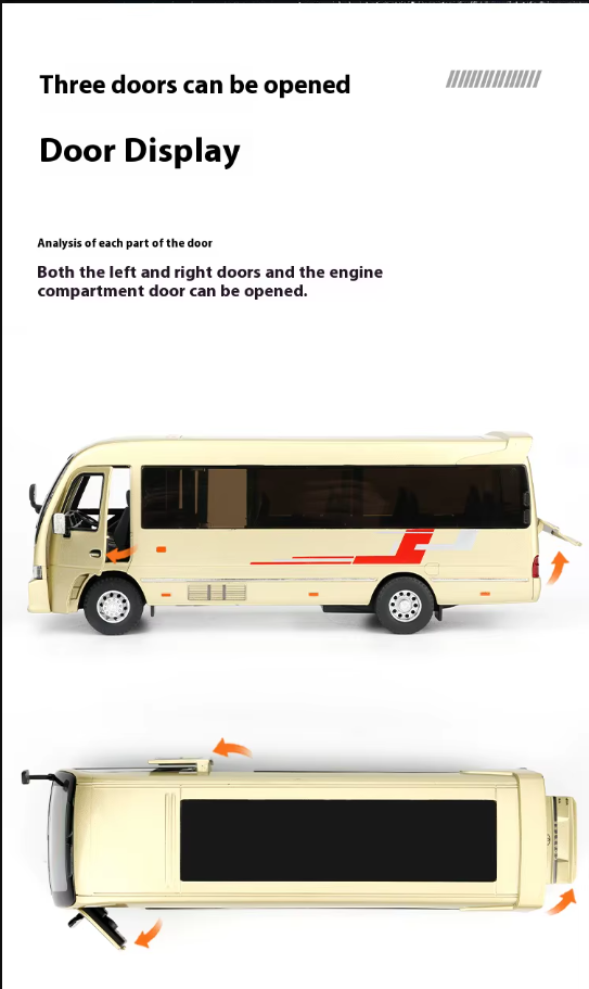 π Discover the 1:32 Diecast Toyota Coaster Bus Model! π