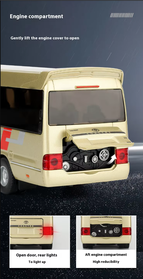 π Discover the 1:32 Diecast Toyota Coaster Bus Model! π