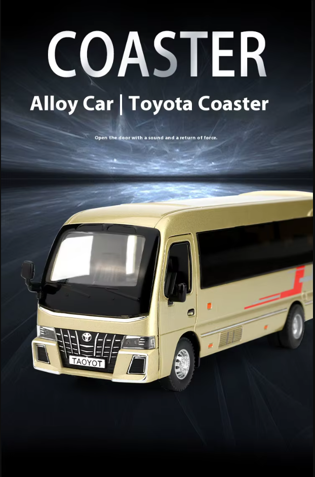 π Discover the 1:32 Diecast Toyota Coaster Bus Model! π