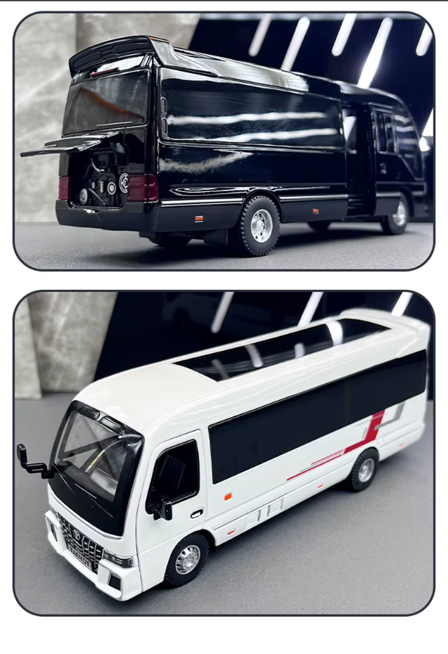 π Discover the 1:32 Diecast Toyota Coaster Bus Model! π