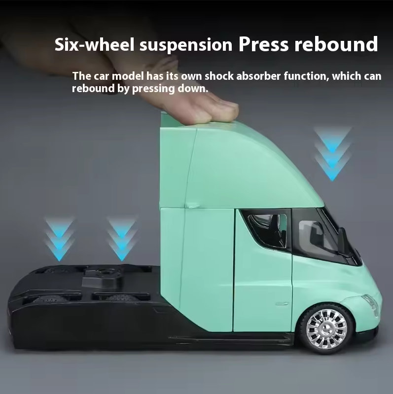 π 1:24 Diecast Tesla Semi Truck Head Model π